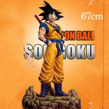 Dragon Ball Super Saiyan Son Goku anime big figure...