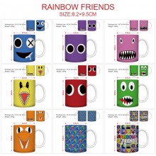 Rainbow friends game cup mug