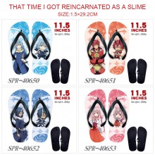 Tensei shitari slime anime flip flops shoes slippe...