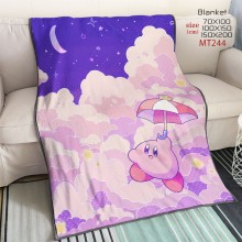 Kirby anime flano flannel blanket quilt