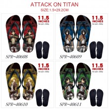 Attack on Titan anime flip flops shoes slippers a ...