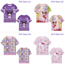 Sanrio Melody kitty Cinnamoroll Kuromi anime micro fiber t-shirt t shirts