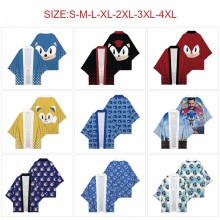 Sonic the Hedgehog kimono cloak mantle