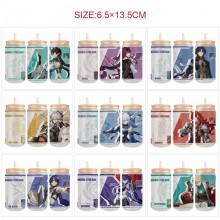 Honkai Star Rail game frosted glass cups 350ml/450ml