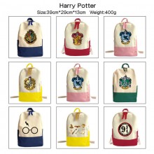 Harry Potter canvas backpack bags