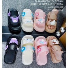 Sanrio Melody kitty Cinnamoroll Kuromi anime shoes slippers a pair