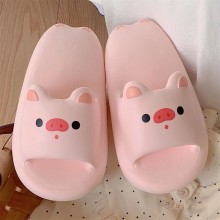 Pig Panda anime plush shoes slippers