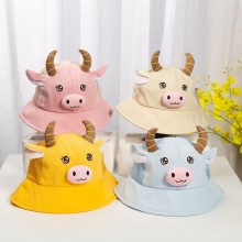 Cattle Ox horn anime bucket hat cap 50cm