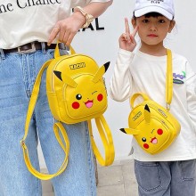 Pokemon Pikachu anime pu backpack bags