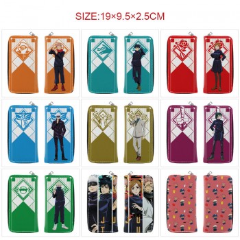 Jujutsu Kaisen anime long zipper wallet purse