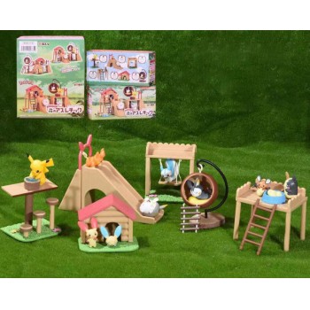 Pokemon paradise anime figures set(6pcs a set)