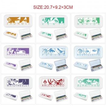 Genshin Impact game PE pen bag pencil case box