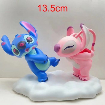 Stitch anime figures set(2pcs a set)(OPP bag)