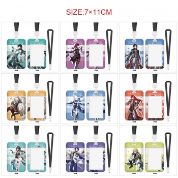 Honkai Star Rail ID cards holders cases lanyard key chain