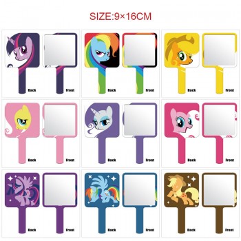 My Little Pony anime handheld makeup SPA salon compact cosmetic mirrors