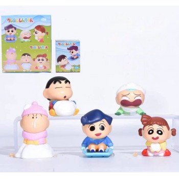 Crayon Shin-chan anime figures set(5pcs a set)