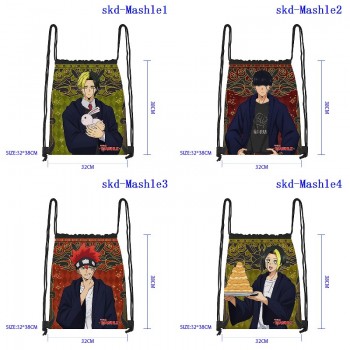 Mashle Magic and Muscles anime drawstring backpack bags