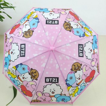 BTS BT21 star umbrella for kids