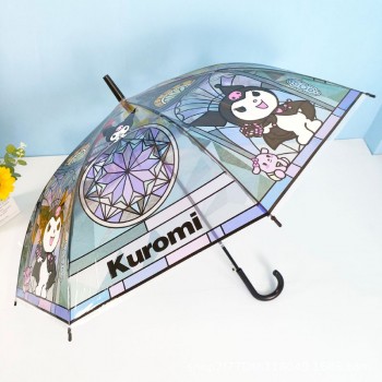 Sanrio Melody Cinnamoroll Kuromi anime transparent umbrella