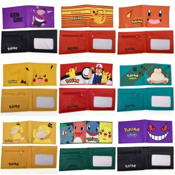 Pokemon anime PVC silicone wallet