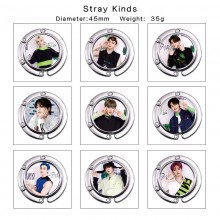 Stray kids star alloy portable bag hanger hook holder