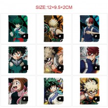 My Hero Academia anime snap wallet buckle purse