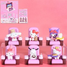 Cinema Series Sanrio Melody kitty Cinnamoroll Kuromi figures(6pcs a set)