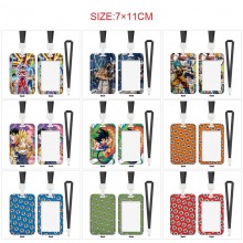 Dragon Ball ID cards holders cases lanyard key chain