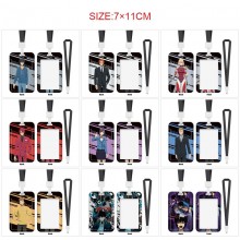 Solo Leveling ID cards holders cases lanyard key c...