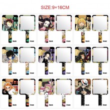 Demon Slayer anime handheld makeup SPA salon compact cosmetic mirrors