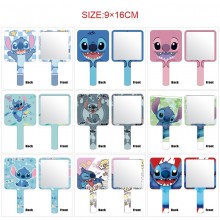 Stitch anime handheld makeup SPA salon compact cosmetic mirrors