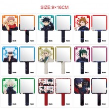 Jujutsu Kaisen anime handheld makeup SPA salon compact cosmetic mirrors