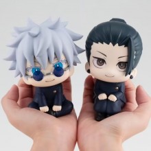 Jujutsu Kaisen Satoru Gojo Geto Suguru sitting anime figure