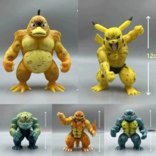 Muscle Pokemon Pikachu Squirtle Charmander Psyduck...