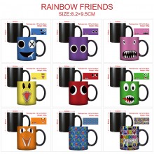 Rainbow friends game color changing mug cup 400ml