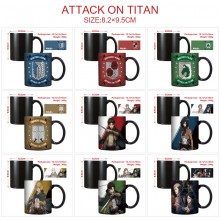 Attack on Titan anime color changing mug cup 400ml
