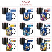 Sonic the Hedgehog anime color changing mug cup 40...