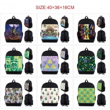 The Legend of Zelda game nylon backpack bags