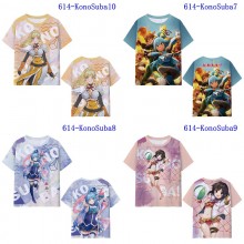 Kono Subarashii Sekai ni Shukufuku wo micro fiber t-shirt t shirts