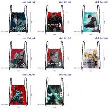 Kaijuu 8-gou anime drawstring backpack bags