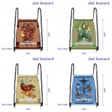 Avatar The Last Airbender anime drawstring backpack bags