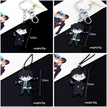 Ao no Exorcist anime alloy key chain/necklace