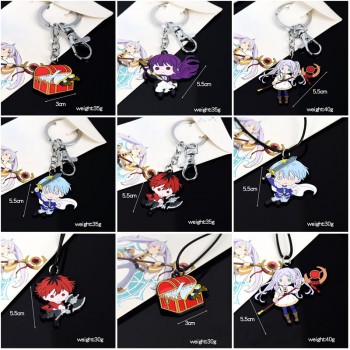 Frieren Beyond Journey's End anime alloy key chain/necklace