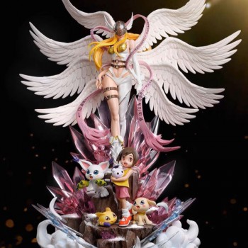 Digital monster Digimon Adventure Angewomon anime figure(can lightable) 3months