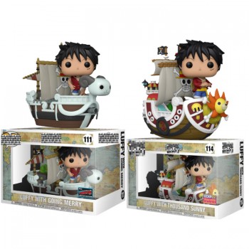 Funko POP 111 114 One Piece Monkey D Luffy Going Merry Sunny figure