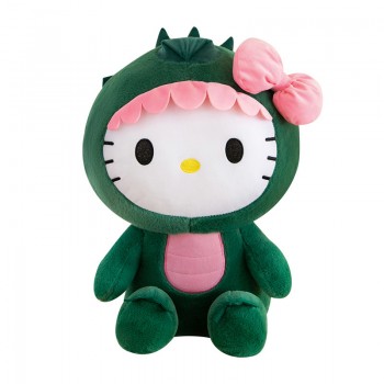 Hello kitty cos dinosaur anime plush doll 35cm/50cm/65cm/80cm