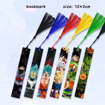 Dragon Ball anime two-sided metal bookmarks