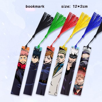 Jujutsu Kaisen anime two-sided metal bookmarks