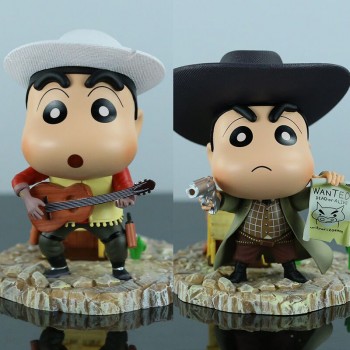 West cowboy Crayon Shin-chan anime figure