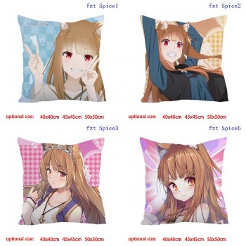 Spice and Wolf anime two-sided pillow pillowcase 40CM/45CM/50CM